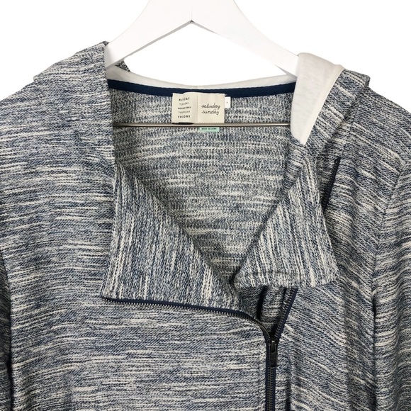 Anthropologie Saturday Sunday Moto Hooded Jacket - Picture 4 of 9